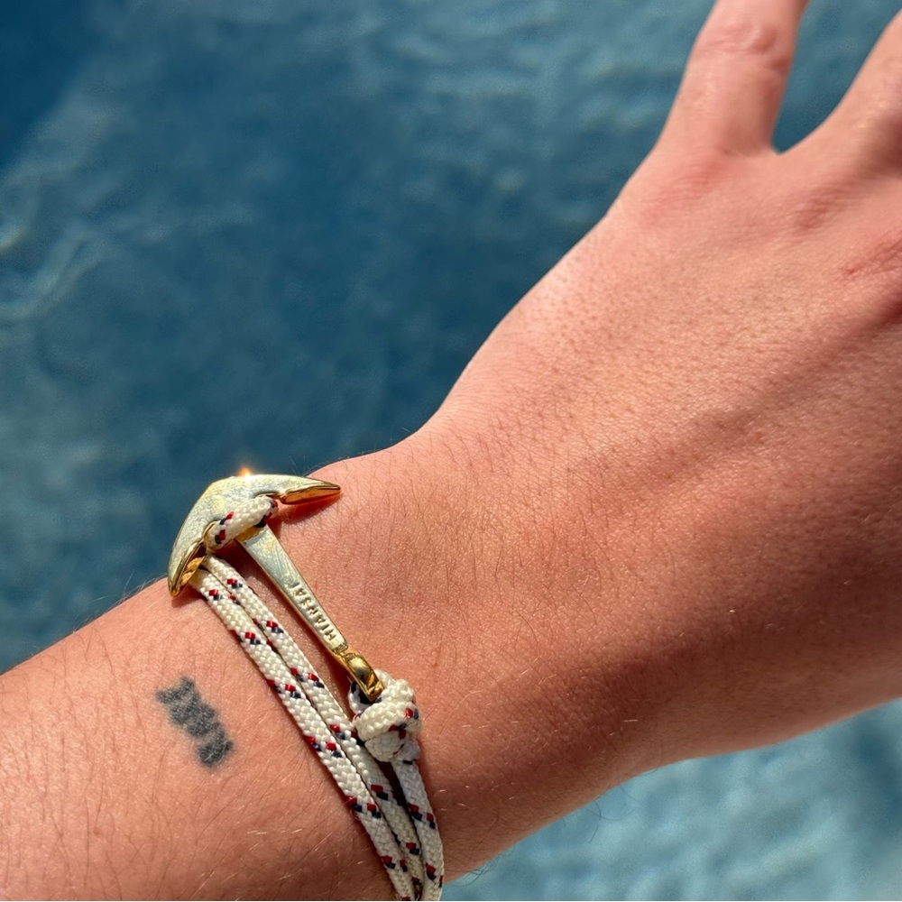 Miansai Anchor Rope Bracelet (Gold) View 3